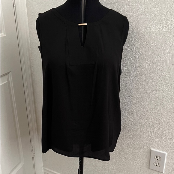 Elegant Dana Buchman Black Sleeveless Top XL - Picture 1 of 6